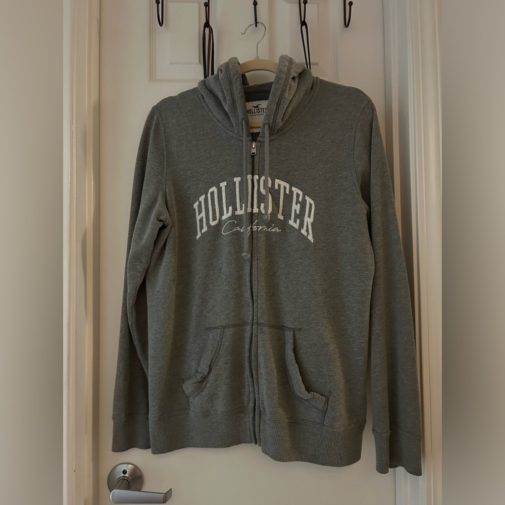Hollister zip up hoodie